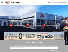 Tablet Screenshot of carriagekia.com
